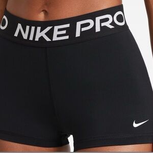 Nike Pro 3” Black Shorts
